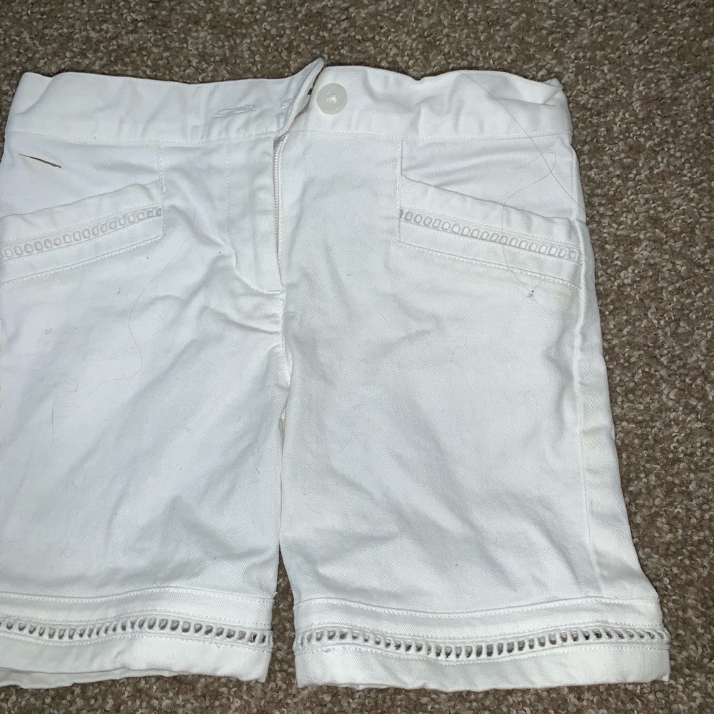White Janie and Jack shorts